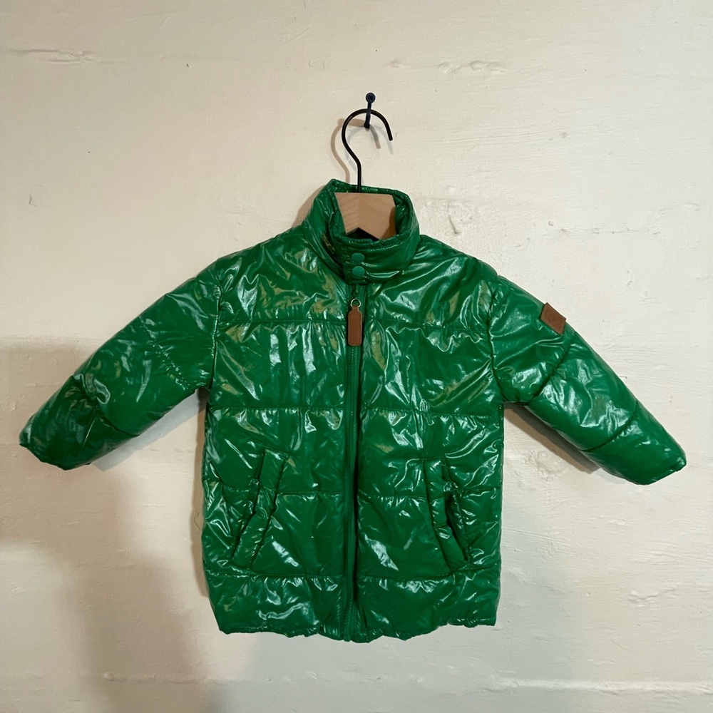 Hippototamus Green Puffer‎ Jacket